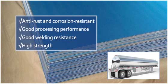 5754 Aluminum Plate for Tank Truck