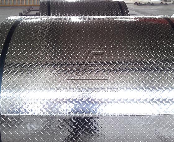 5754 aluminum tread checkered sheet