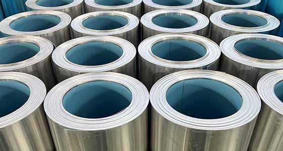 Aluminum jacketing insulation coil roll
