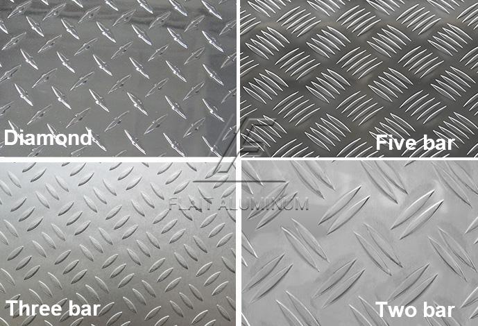 5754 aluminum tread checkered sheet
