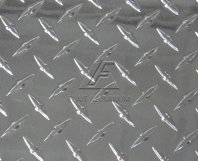 Aluminum diamond tread plate