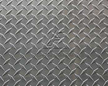 Aluminum diamond tread plate