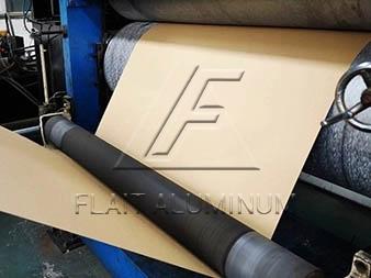 Aluminum insulation coil roll with Kraft paper
