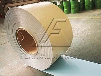 Aluminum insulation coil roll with Kraft paper