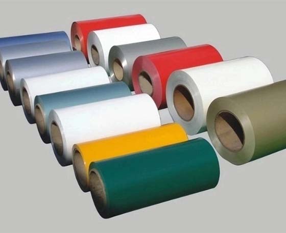 Color coated aluminum coil