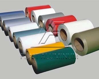 Color coated aluminum coil