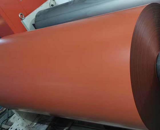 Color coated aluminum coil