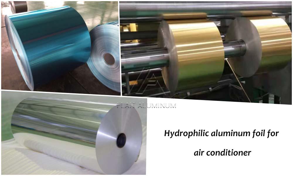 Hydrophilic aluminum foil for air conditioner