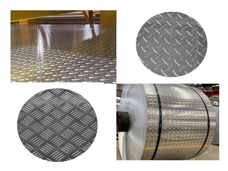 5052 aluminum tread checker plate coil 