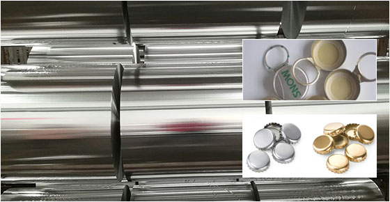 8011 papel de aluminio para tapas de botellas
