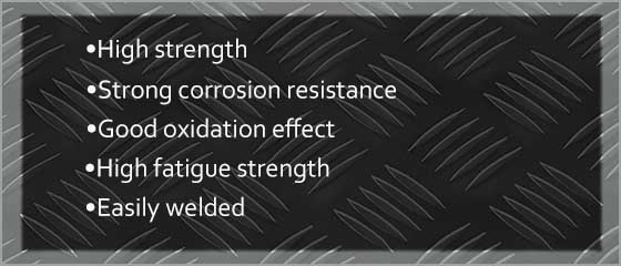 Advantages of 5052 aluminum tread checkered plates