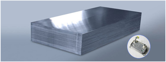 Brazing aluminum sheet plate for oil cooler