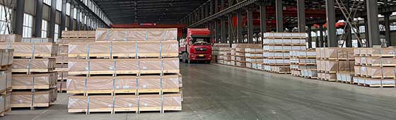 Packaging of 5052 aluminum tread checkered plate