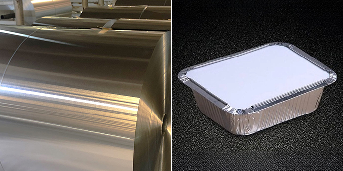 8011 Aluminum foil for disposable takeaway packaging box