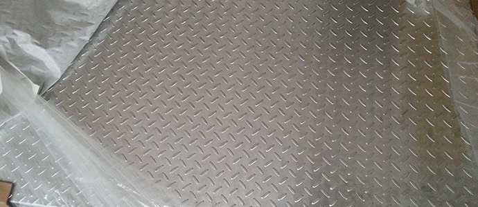 Lentil aluminum tread pattern sheet plate