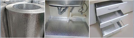 Orange peel embossed aluminum coil for kitchen