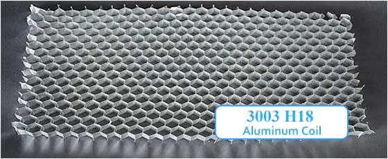 3003 H18 aluminum coil used as aluminum honeycomb core