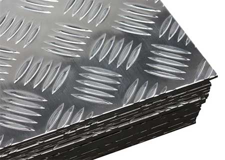 five-bar aluminum tread plates