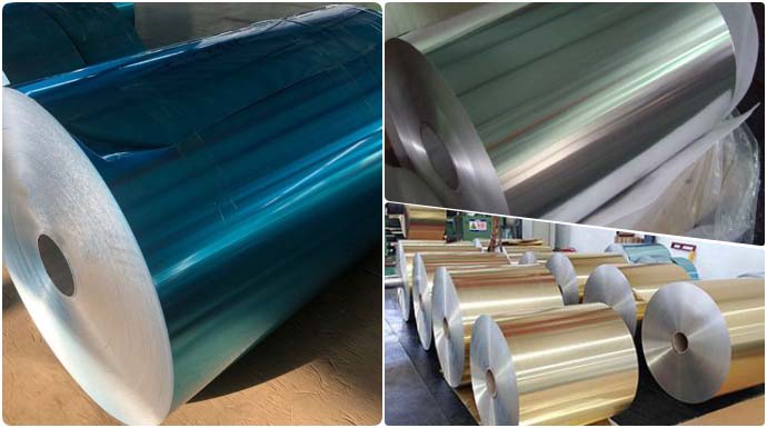 Air conditioning heat exchanger aluminum foil