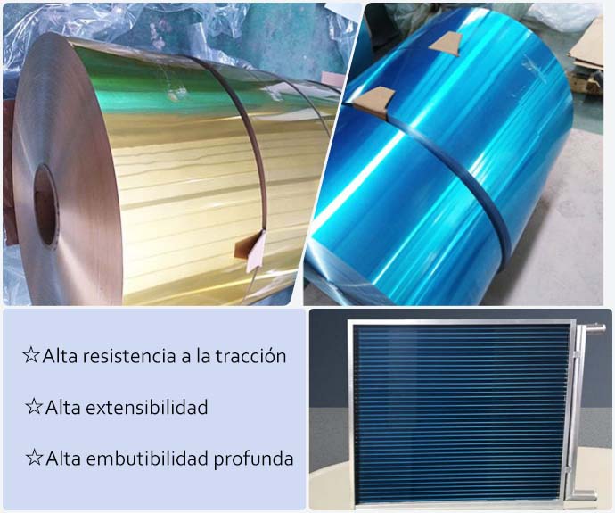 Características del papel de aluminio 8011 8006