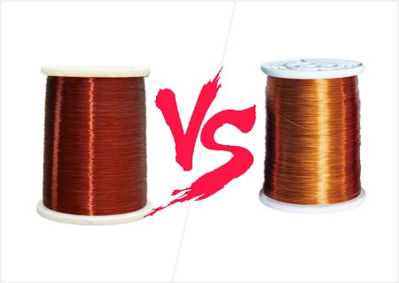 Copper enameled wire vs aluminum enameled wire