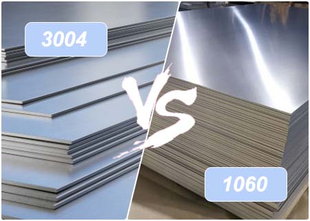 1060-H24 aluminum plate VS 3004-H24 aluminum plate