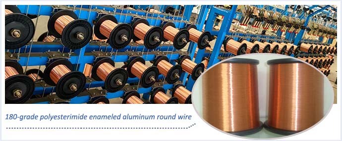 180-grade polyesterimide enameled aluminum round wire