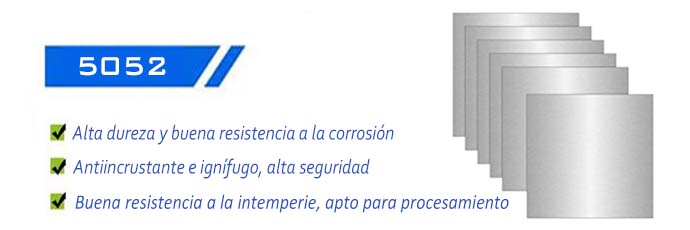 5052 placa de aluminio anodizado