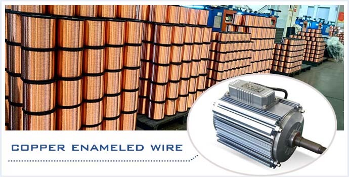 copper enameled wire for motor windings