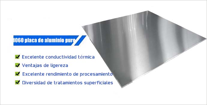 1060 placa de aluminio puro