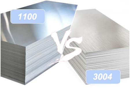 1100 VS 3004 aluminum sheet